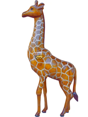 Wooden, Hand-made Giraffe