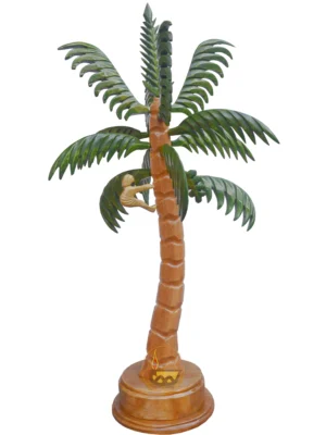 Wooden, Hand-made Coconut Tree, 50cm